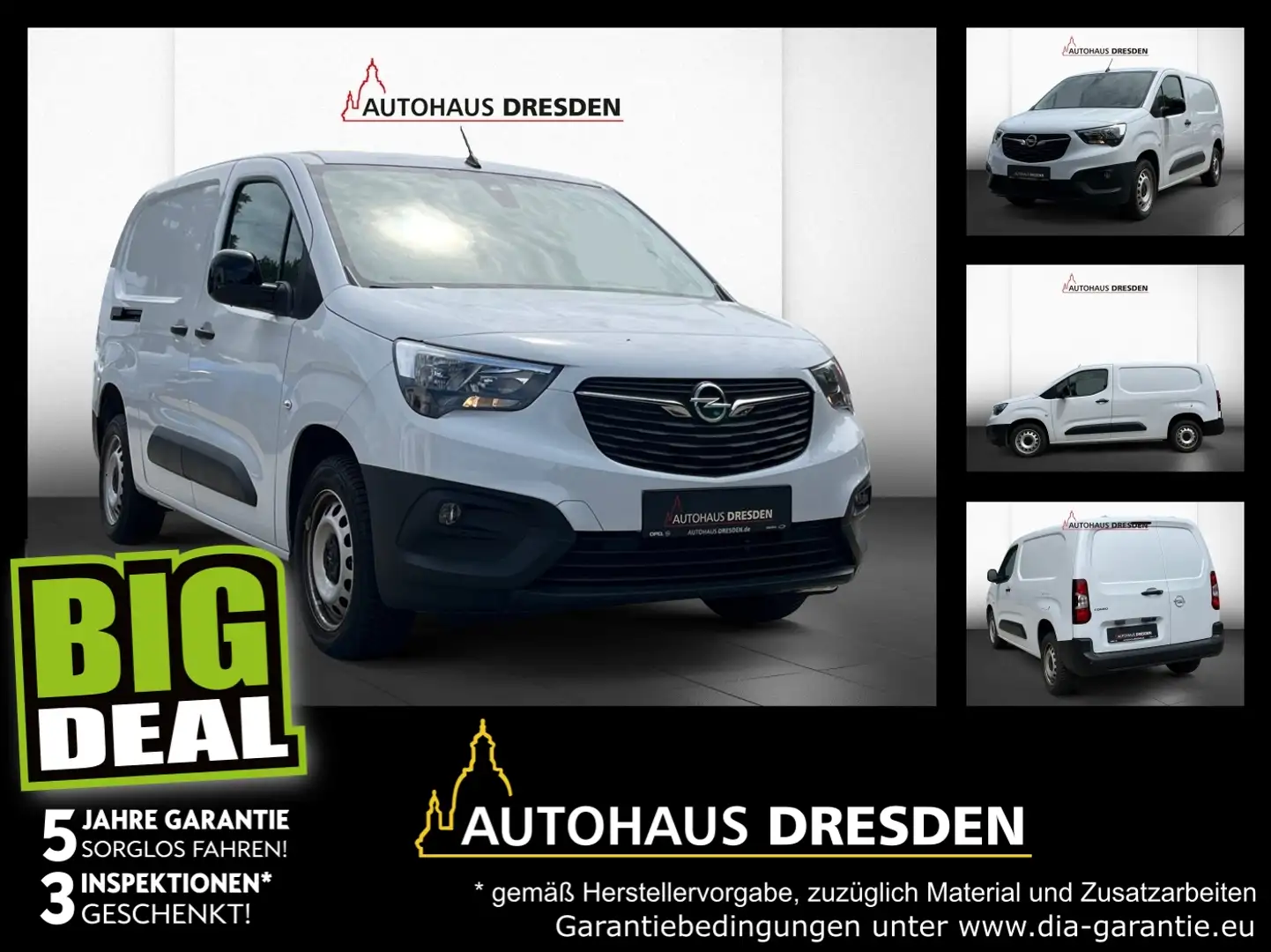 Opel Combo E Cargo 1.5 D Edition NAVI, KLIMA , Weiß - 1