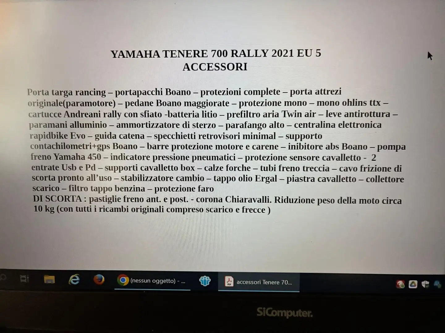 Yamaha Ténéré 700 Rally - 1