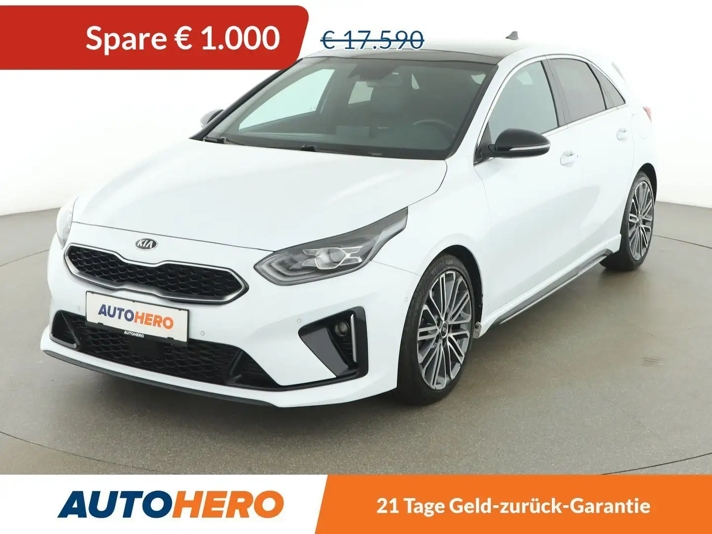 Kia Ceed / cee'd 1.4 TGDI GT Line Weiß - 1