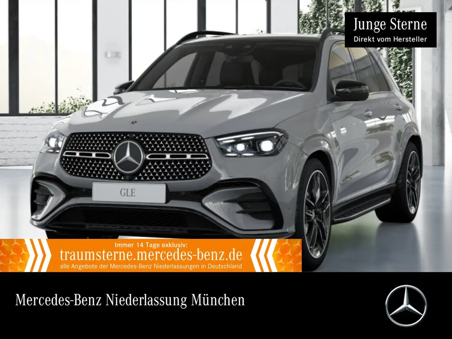 Mercedes-Benz GLE 450 d 4M AMG+NIGHT+PANO+360+AHK+MULTIBEAM+HUD Grau - 1
