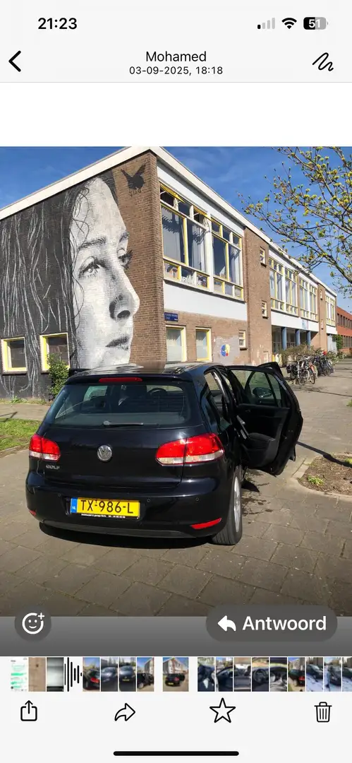 Volkswagen Golf 1.4 Easyline Zwart - 2