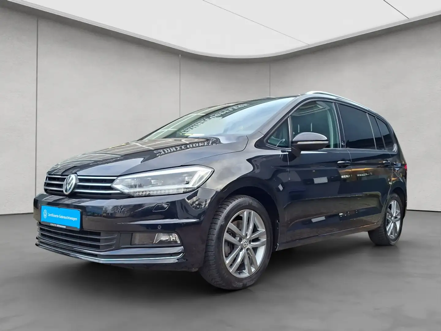 Volkswagen Touran 1.4 TSI DSG Sound NAVI SHZ AHK PANO ACC Schwarz - 2