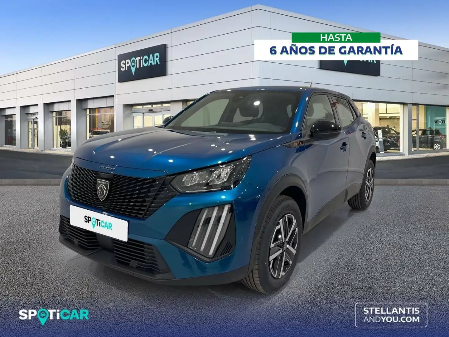 Peugeot 2008 N  Hybrid 136 eDCS6 Style Bleu - 1