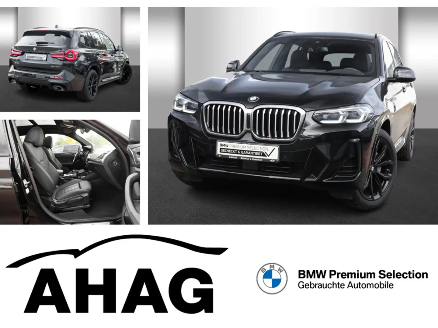 BMW X3 xDrive30d M Sport Pano HUD AHK H/K ACC Laser Schwarz - 1