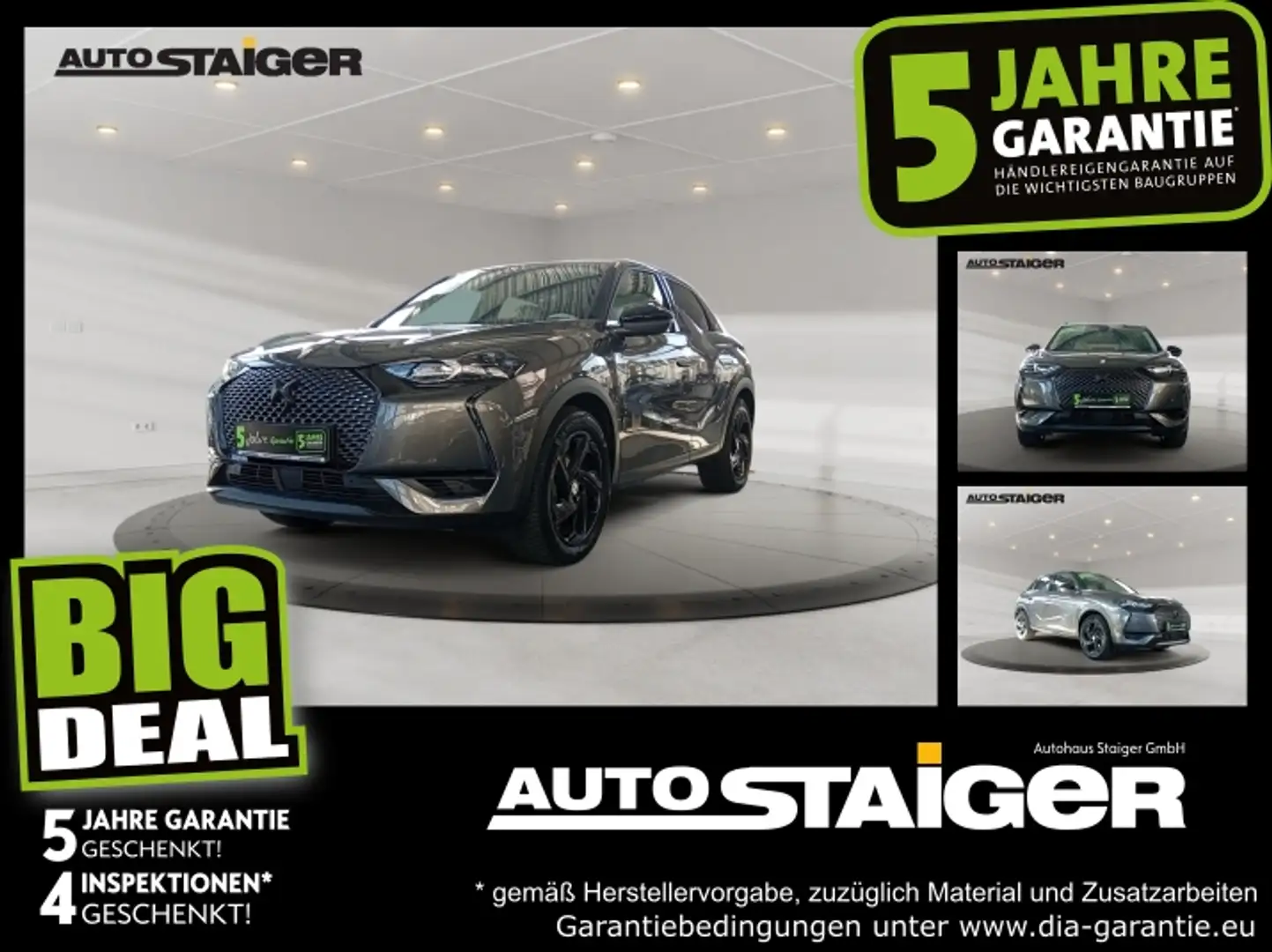 DS Automobiles DS 3 Crossback DS3 Crossback So Chic E-Tense *SHZ*LED*Standheiz* Grau - 1