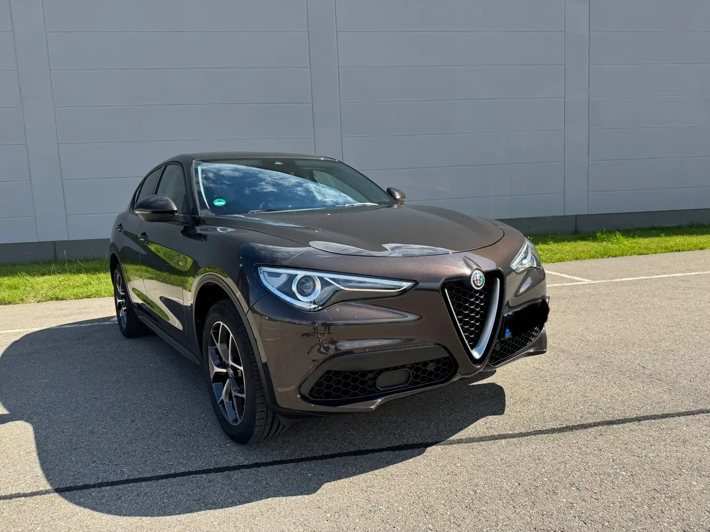 Alfa Romeo Stelvio 2.0 Turbo AT8 Q4 AWD 280 PS Vollausstattung Braun - 1