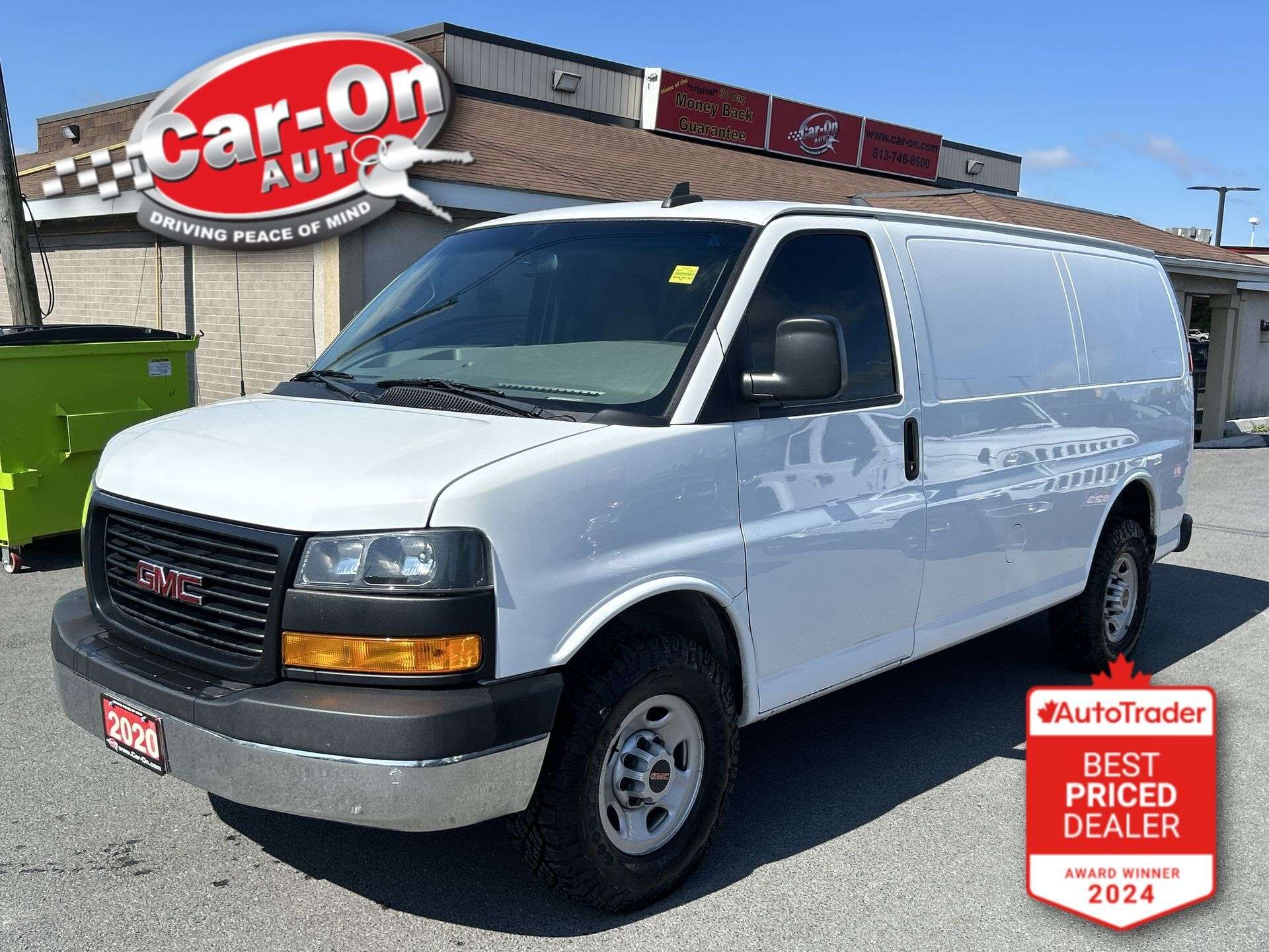 White 2020 GMC Savana Cargo Van Rear-Wheel Drive Automatic