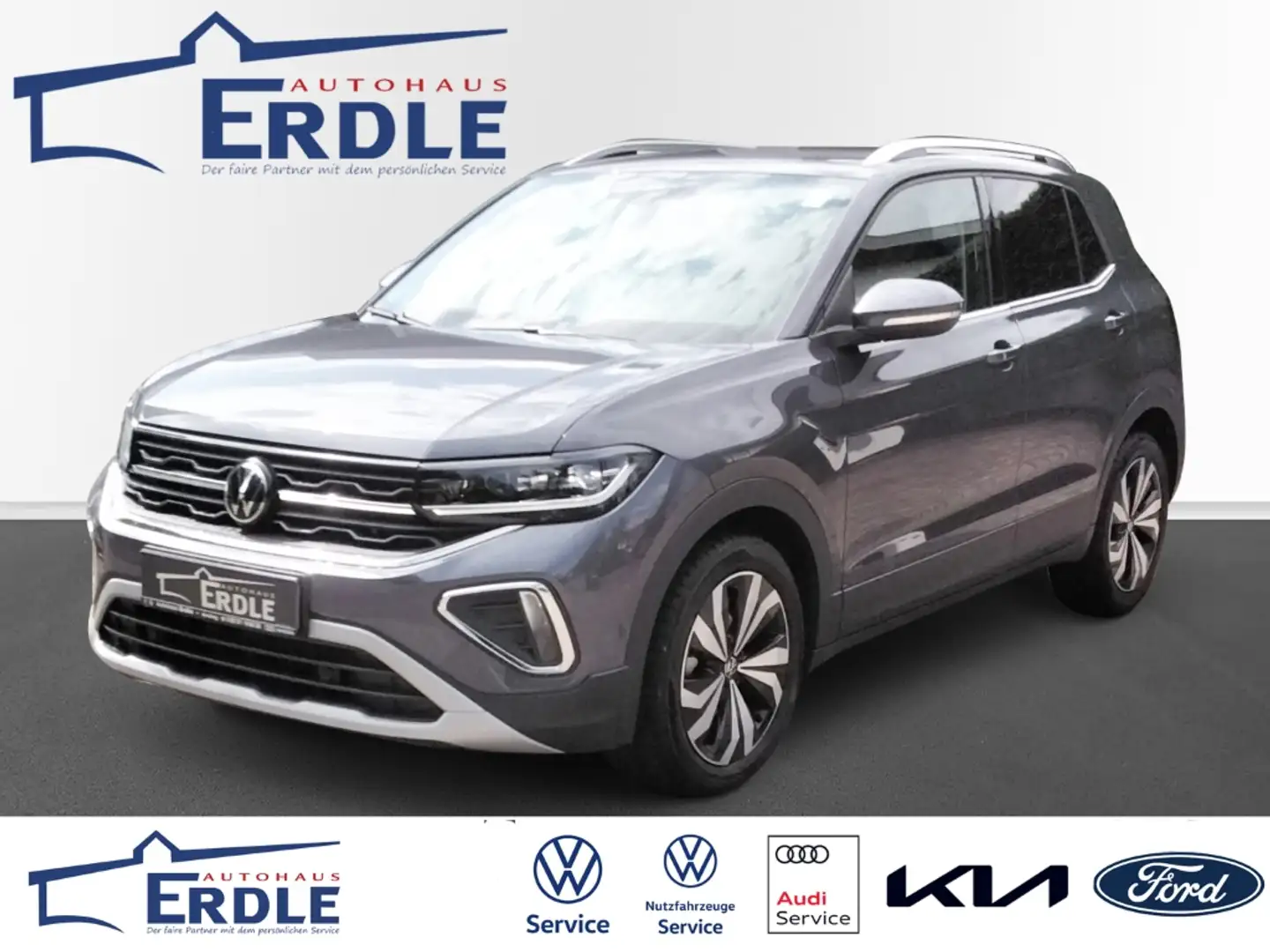 Volkswagen T-Cross 1.0 TSI DSG Style *neues Modell *Navi *Matrix Grau - 1