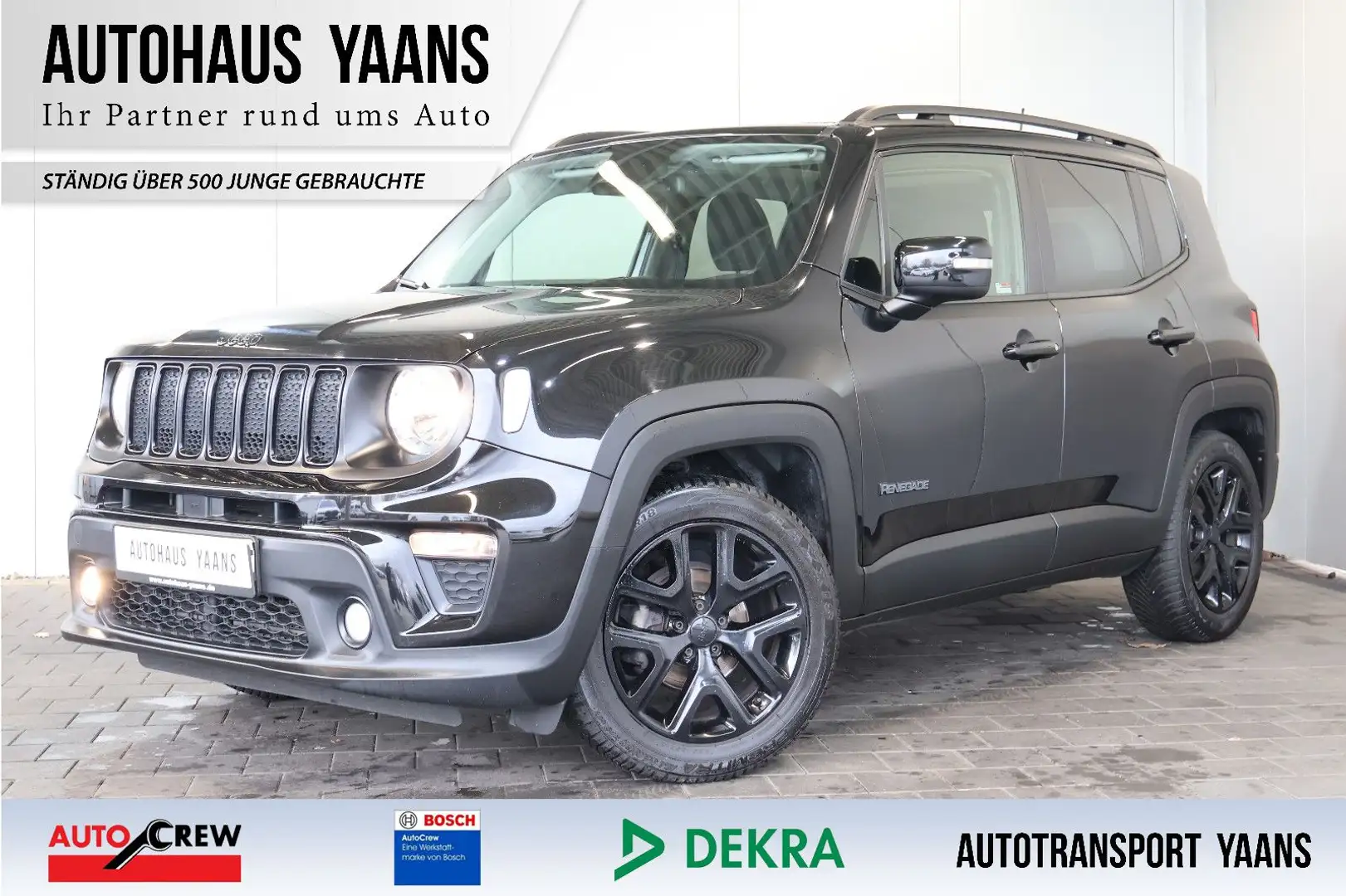 Jeep Renegade 1.0 Longitude KEY+LANE+PDC+18"+PANO Schwarz - 1