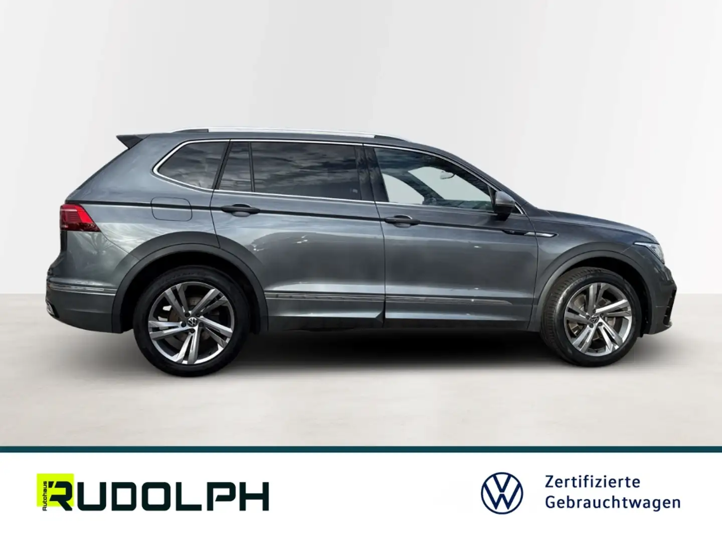 Volkswagen Tiguan Allspace R-Line 2.0 TSI 4Motion DSG LED HUD Navi SHZ ACC Fe Grau - 2