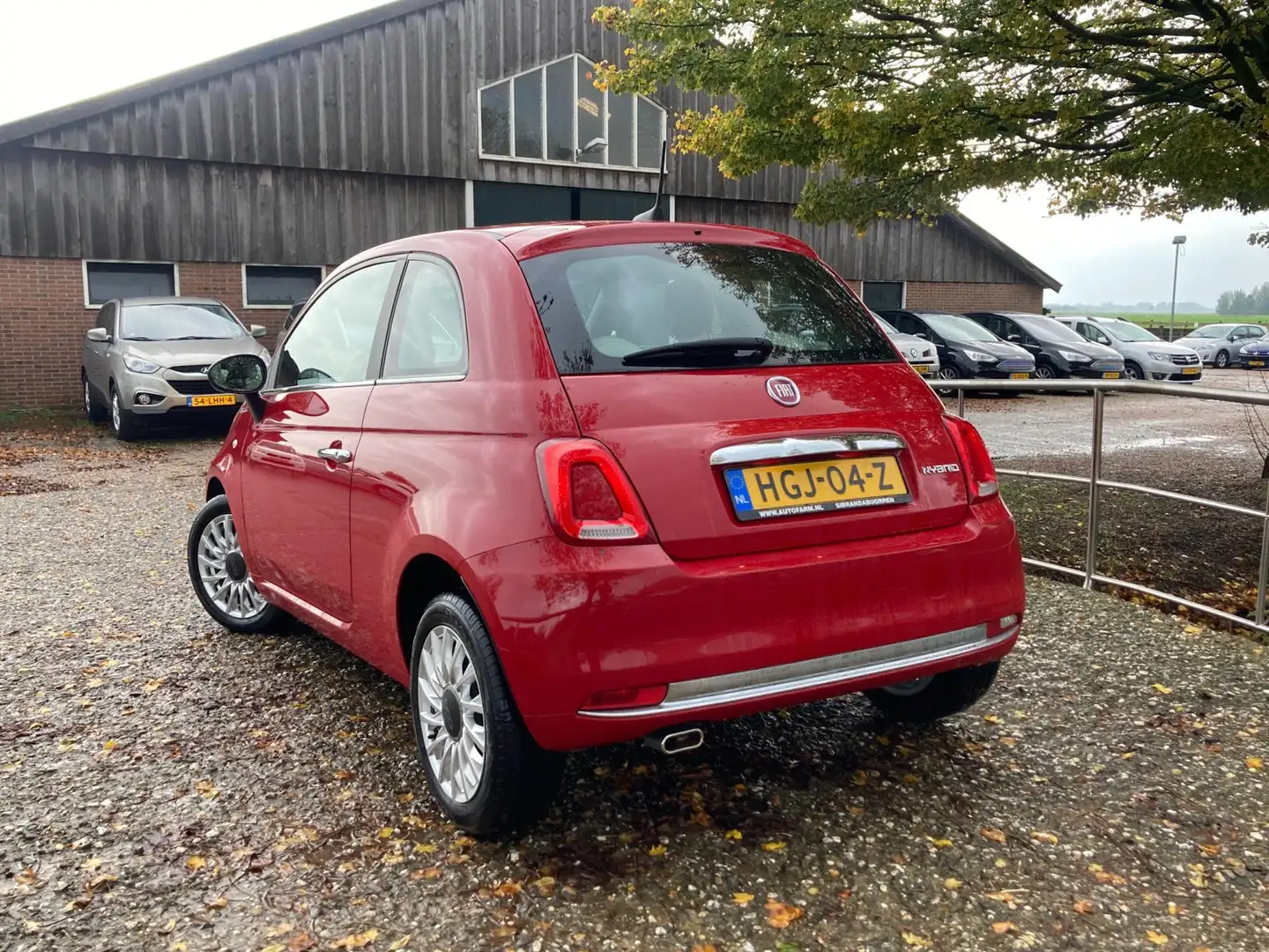 Fiat 500 1.0 Hybrid Sport | Pano + ''30.000'' KM Nu € 11.97 Rot - 2