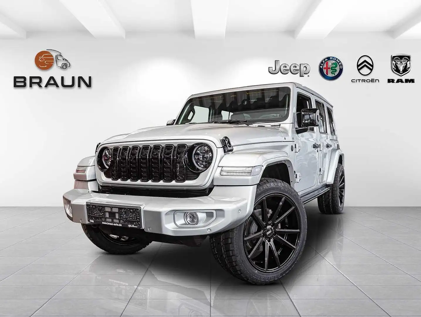 Jeep Wrangler MY24 Sahara 2.0 Sky-One Silverstar Argintiu - 1