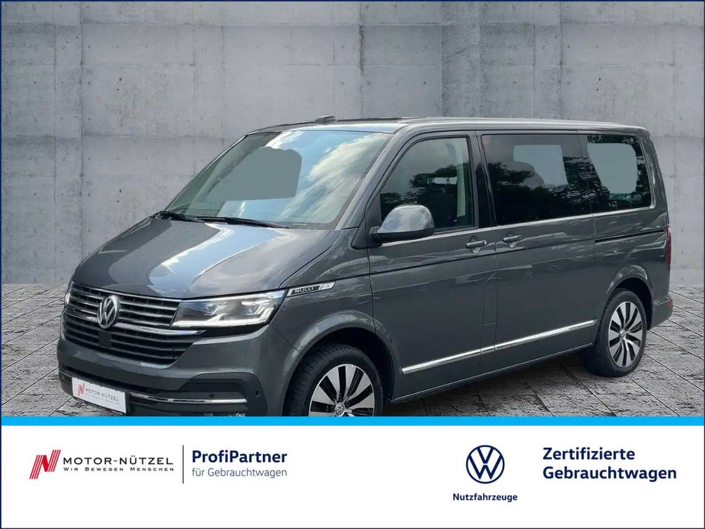 Volkswagen T6.1 Multivan 2.0 TDI 4M DSG CL LED+NAVI+ACC+AHK Grau - 1