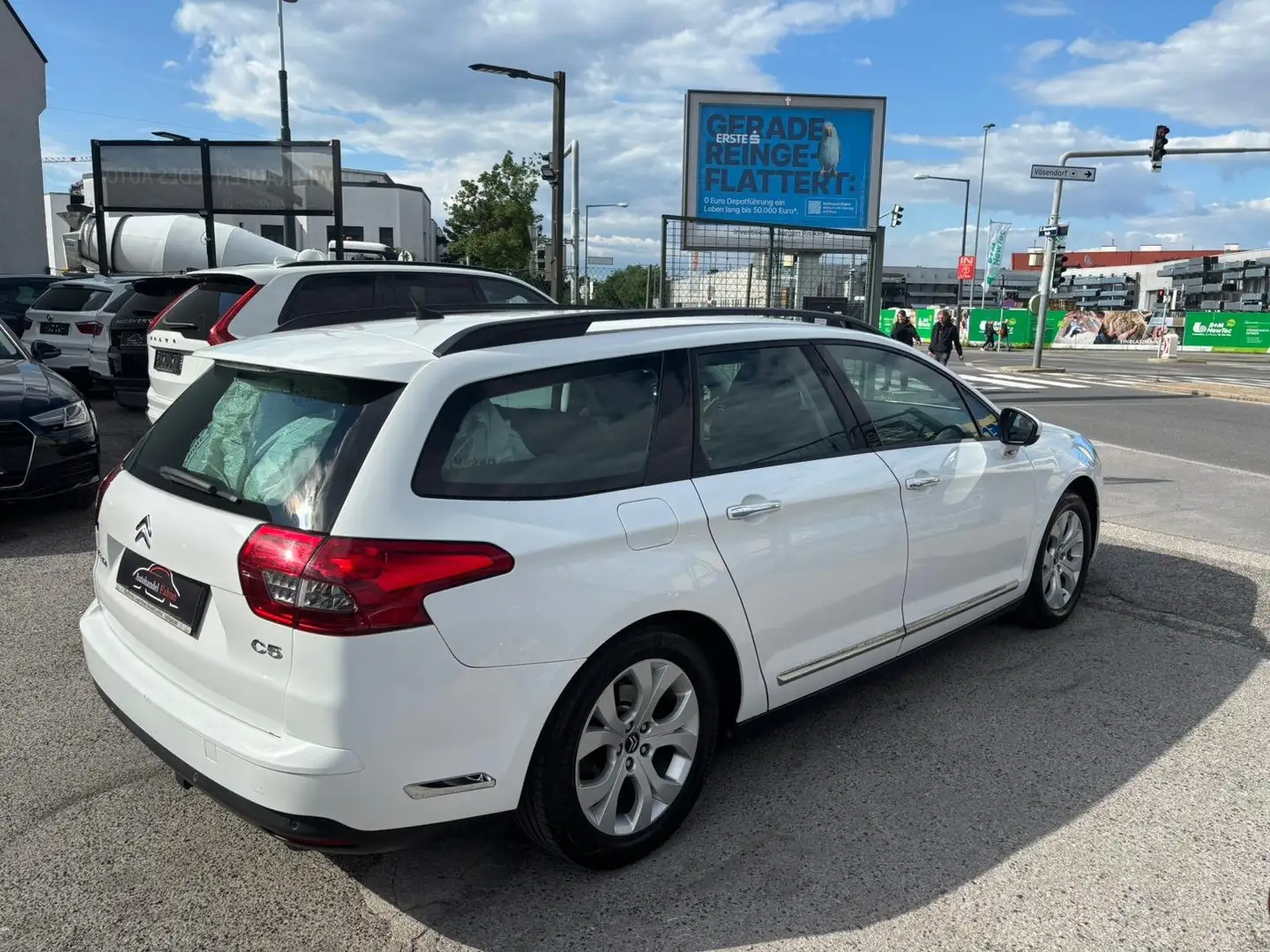 Citroen C5 Tourer 2,0 HDi Seduction 140PS mit Pickerl 07/26 Weiß - 2