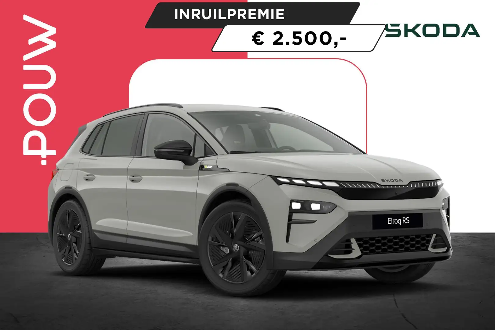 Skoda Elroq 340pk 85X RS | LMV 20'' | Achteruitrijcamera | Tre Grijs - 1