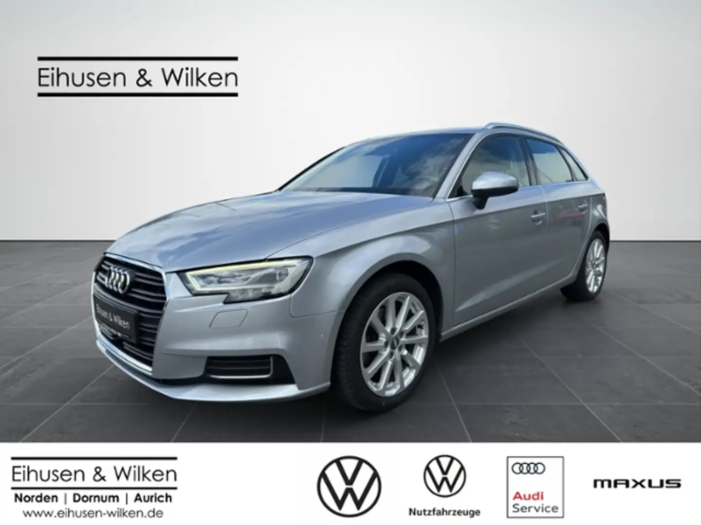 Audi A3 Sportback 35+TDI+DESIGN+LED+NAVI+ACC+ Silver - 1