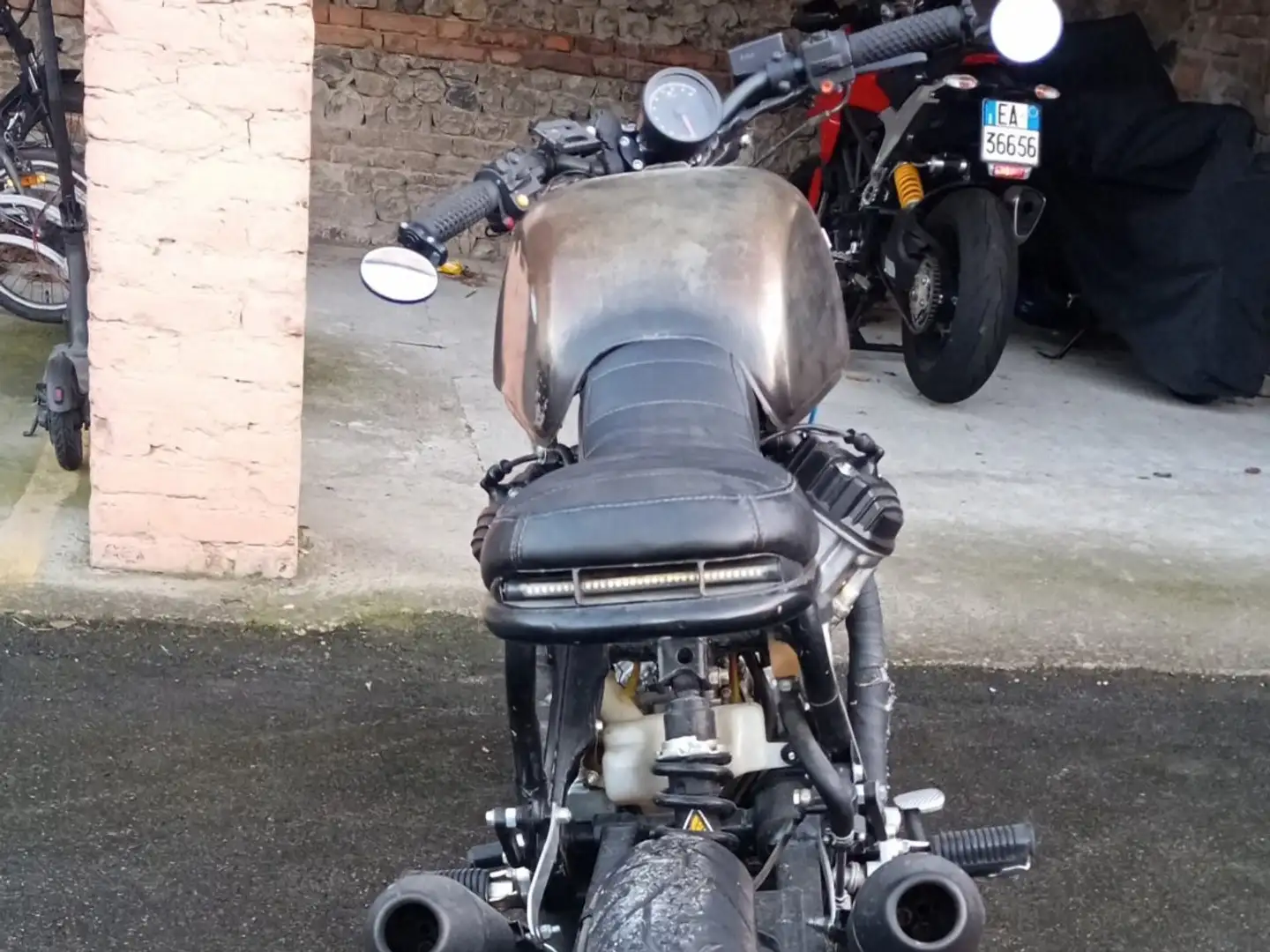 Honda CX 500 cafè racer Gri - 2