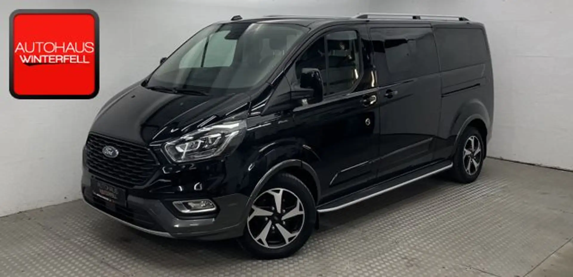 Ford Tourneo Custom 320 L2H1 Active 8SITZ+AHK+STANDHE Schwarz - 1