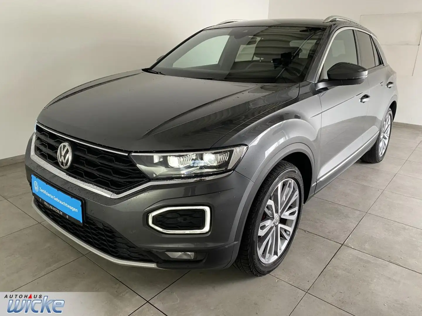 Volkswagen T-Roc 2.0 TSI DSG 4Motion Sport NAVI KLIMA LED LAN Gris - 2
