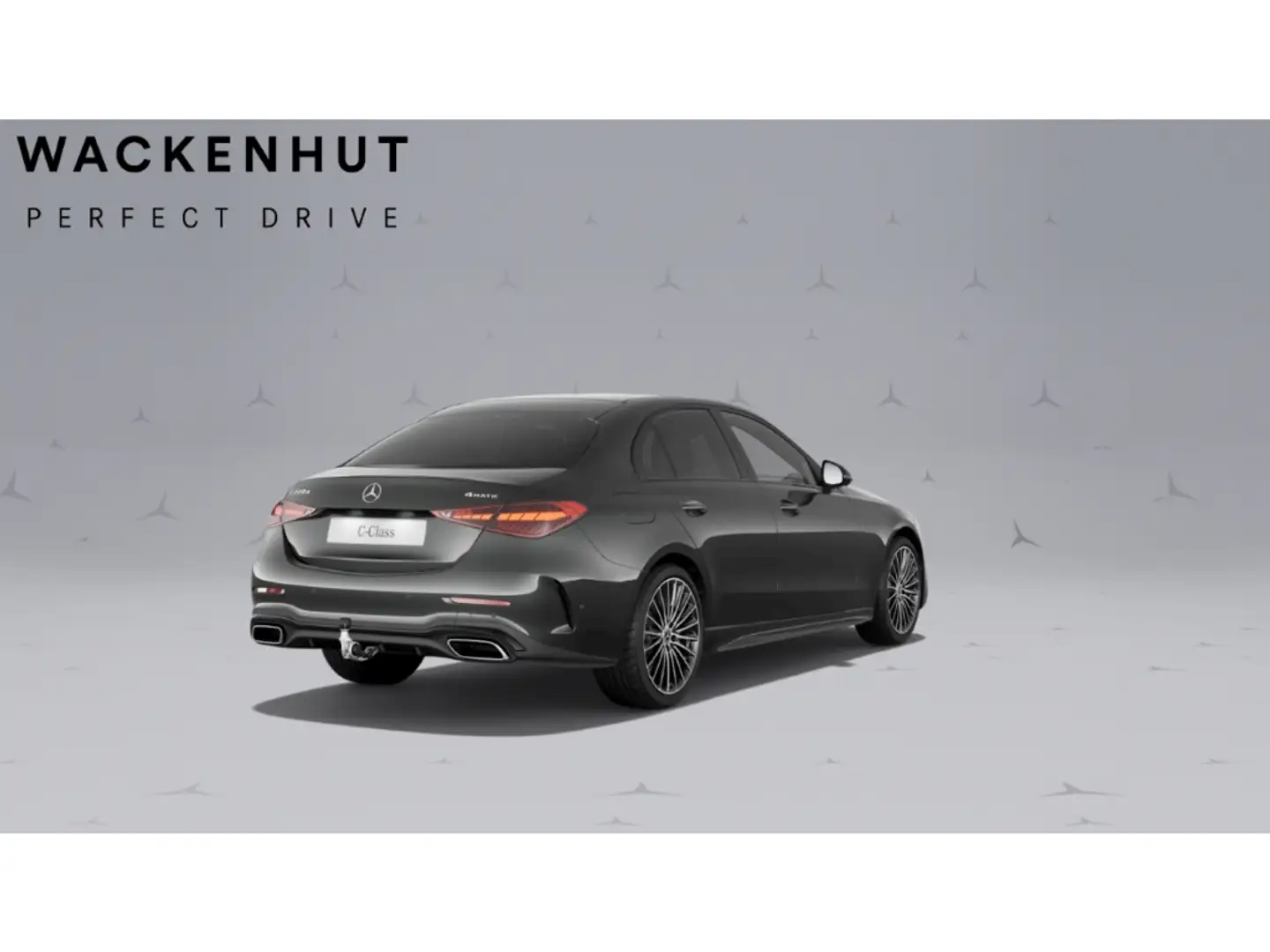 Mercedes-Benz C 220 d 4M AMG NIGHT LED AHK PANO FAP+ 360°MEMORY Szary - 2