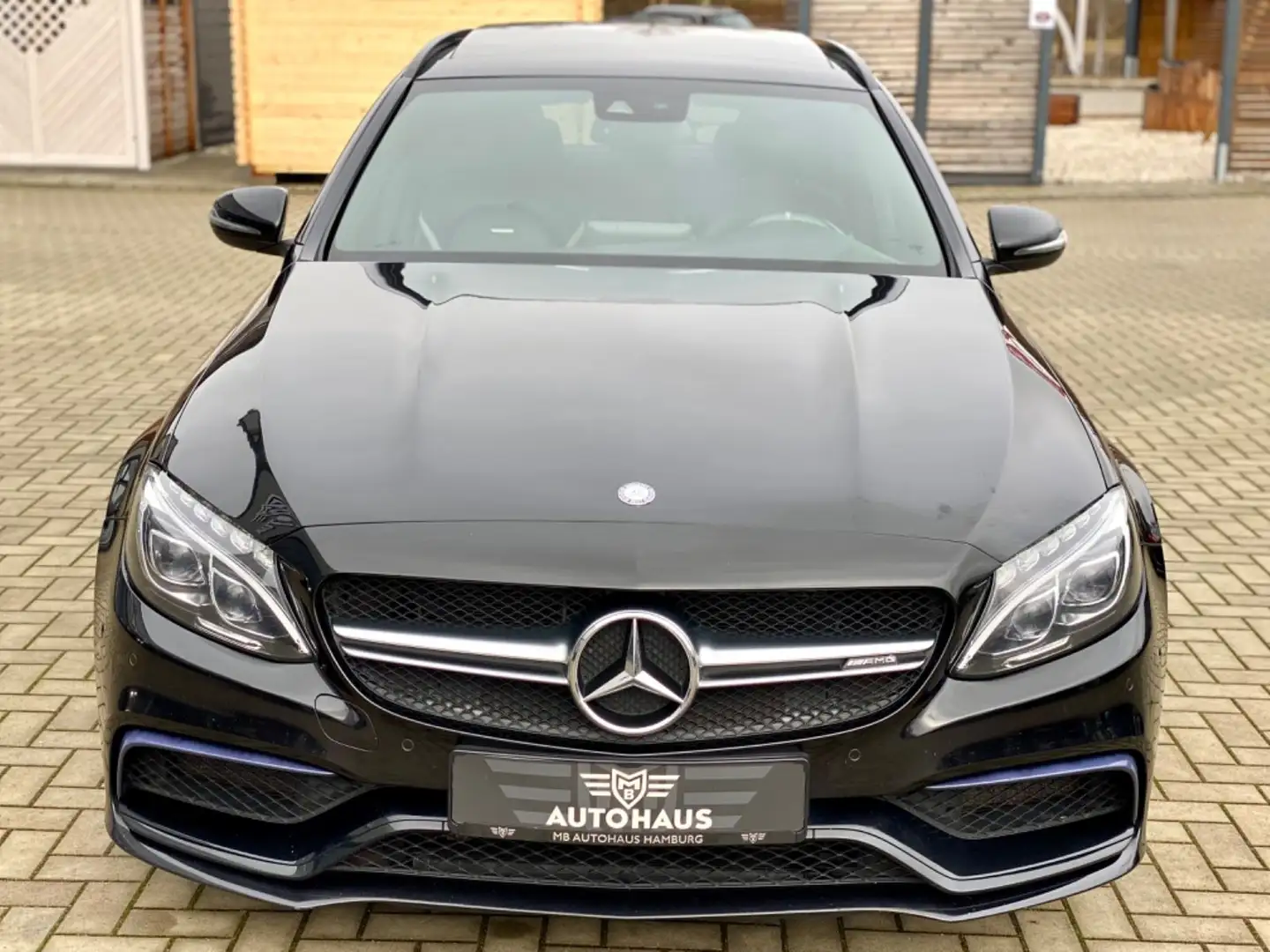 Mercedes-Benz C 63 AMG C 63 T S AMG,Pano,V-MAX,LED,Night,VOLL,TOP Fekete - 2