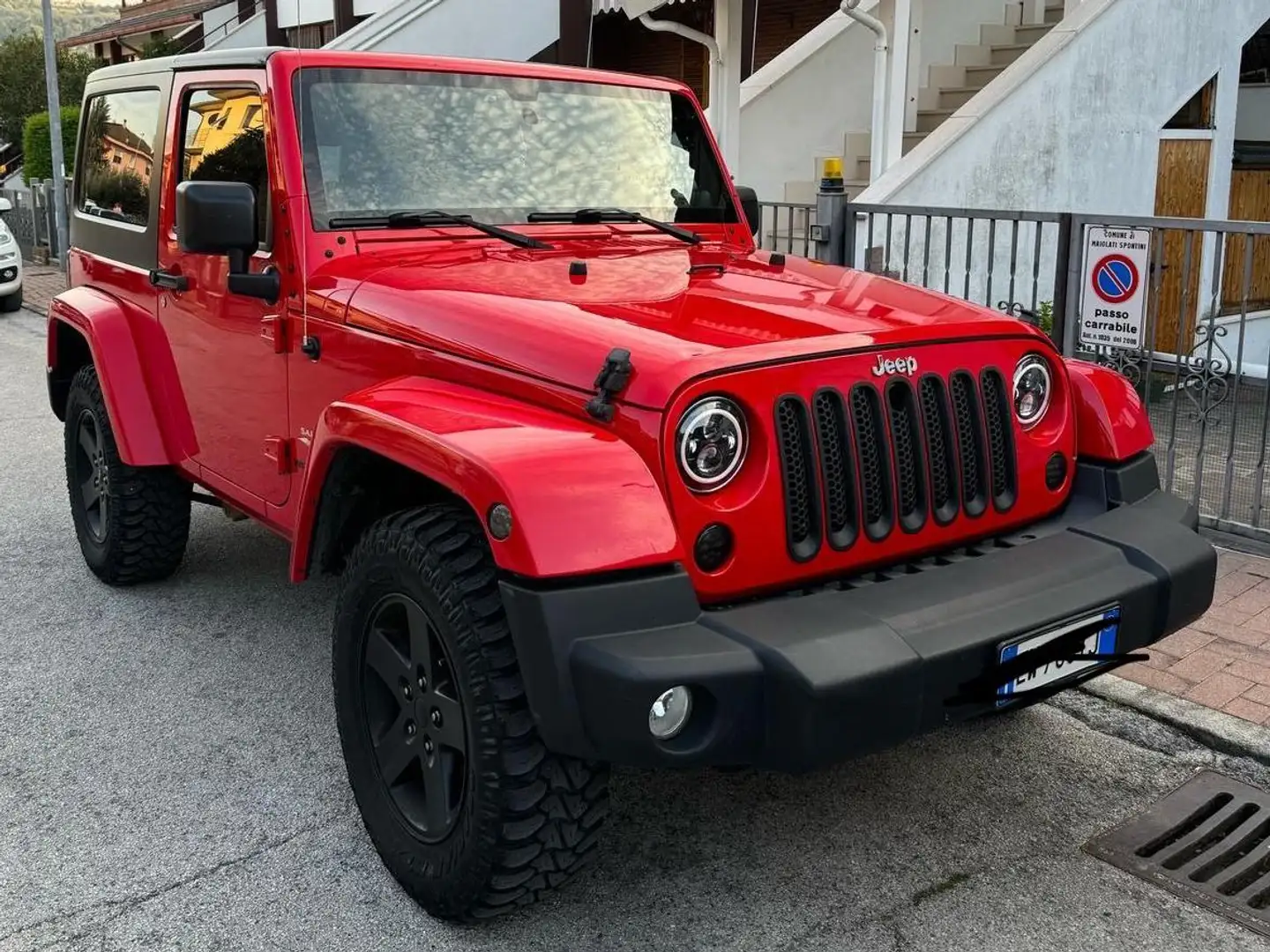 Jeep Wrangler Wrangler III 2011 2.8 crd Sahara auto E5+ Rosso - 2