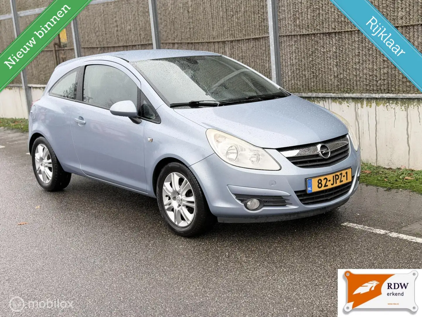 Opel Corsa 1.4-16V Sport NAP/NETTE AUTO/AIRCO/CRUISE CONTROLE Blauw - 2