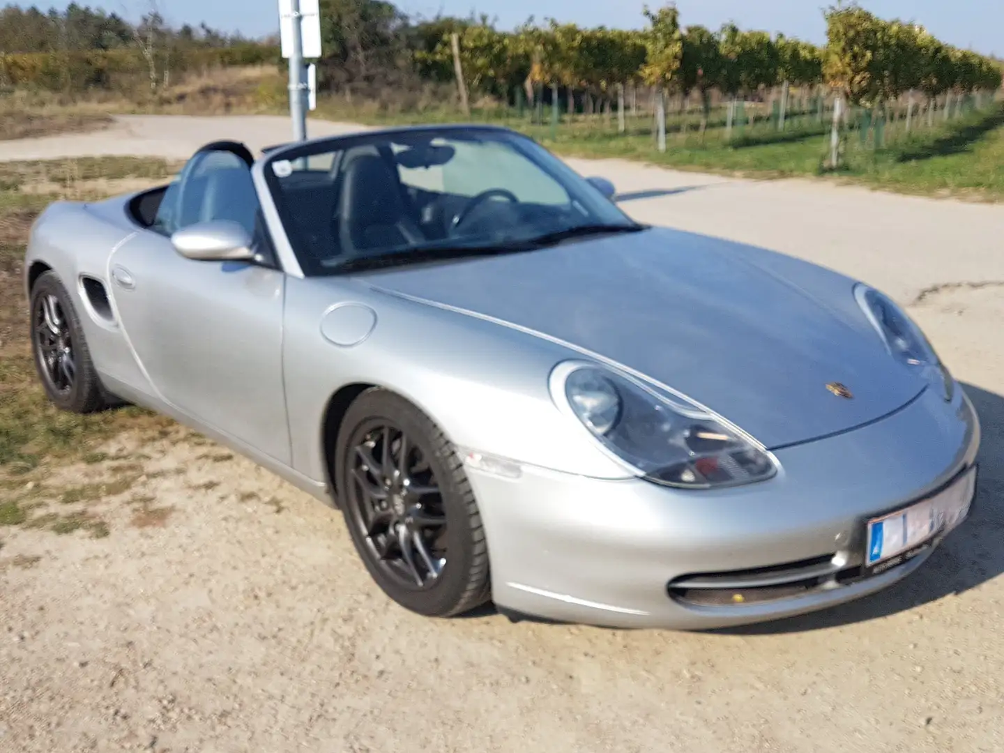 Porsche Boxster srebrna - 1