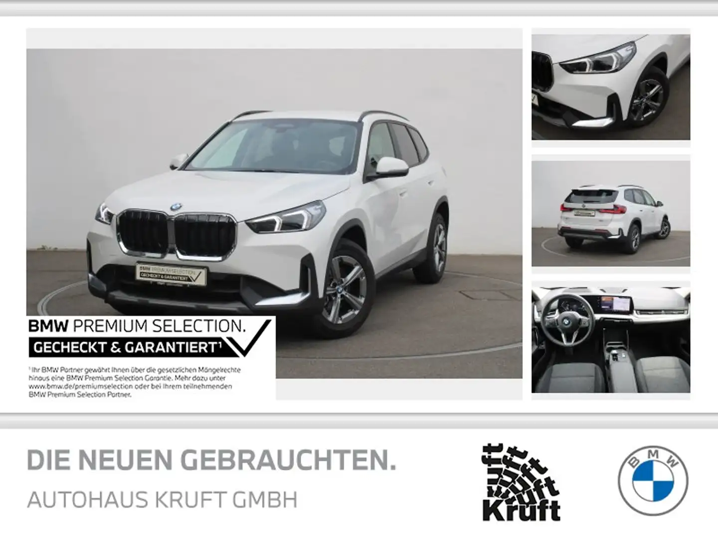 BMW X1 sDrive18i LC PROF+KAMERA PLUS+HUD+LED+ACC Blanc - 1