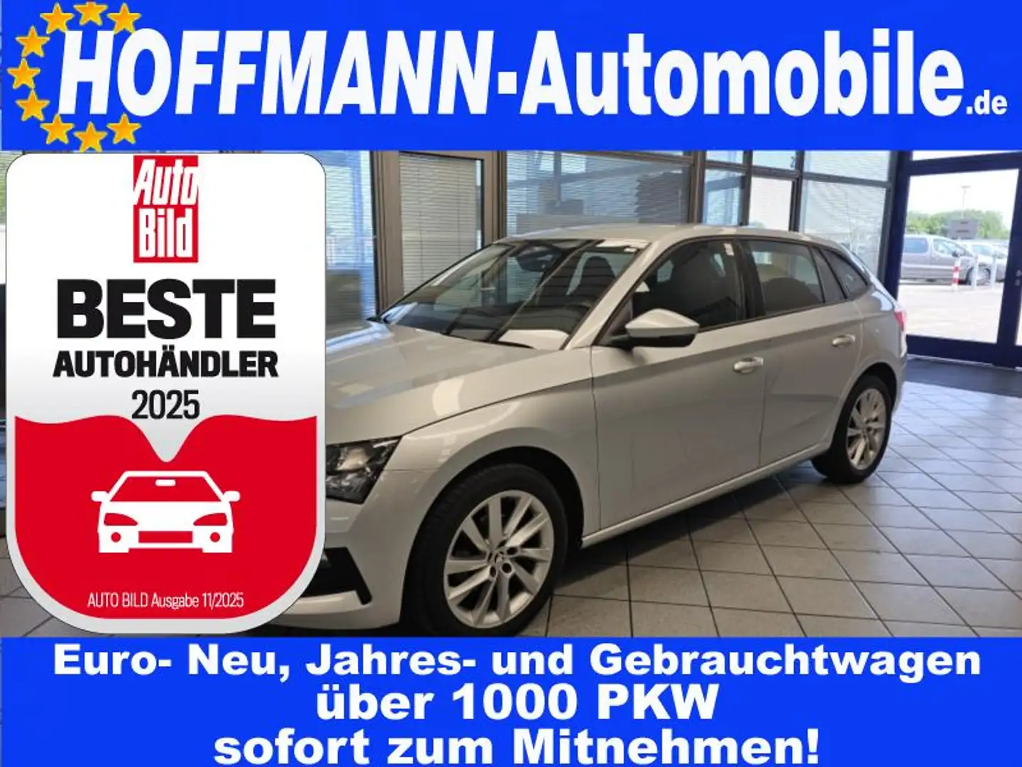Skoda Scala Style DSG,PDC,Sitzheizung,Smart Link Silber - 1