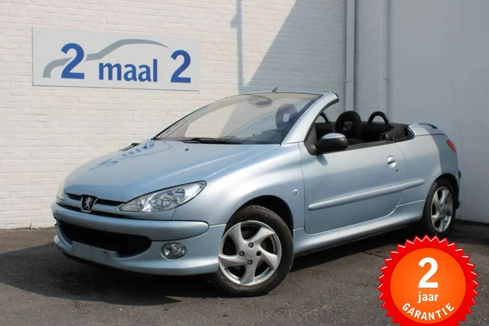 Peugeot 206 CC 1.6i Cabrio/Airco inclusief 2 JAAR garantie Bleu - 1