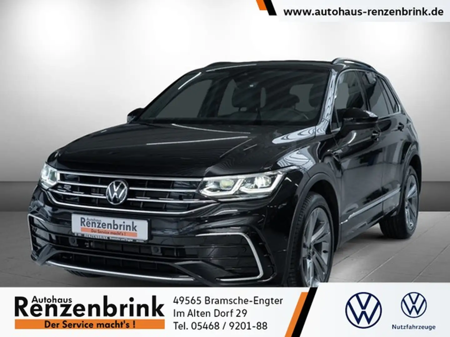 Volkswagen Tiguan R-Line TSI DSG 4Motion AHK Matrix Business Schwarz - 1