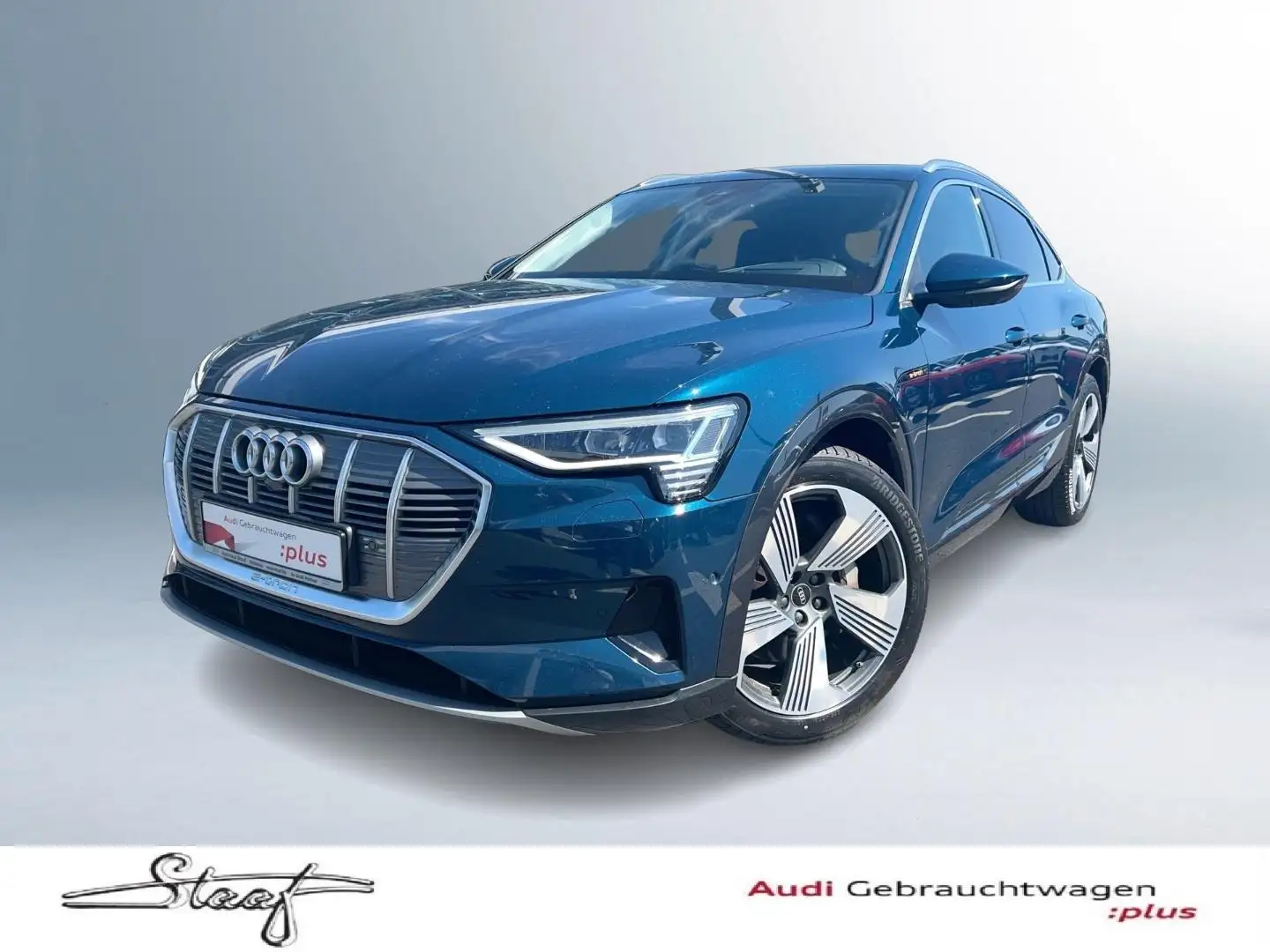Audi e-tron Sportback advanced MATRIX|AHK|HUD|360°|ACC Blau - 1