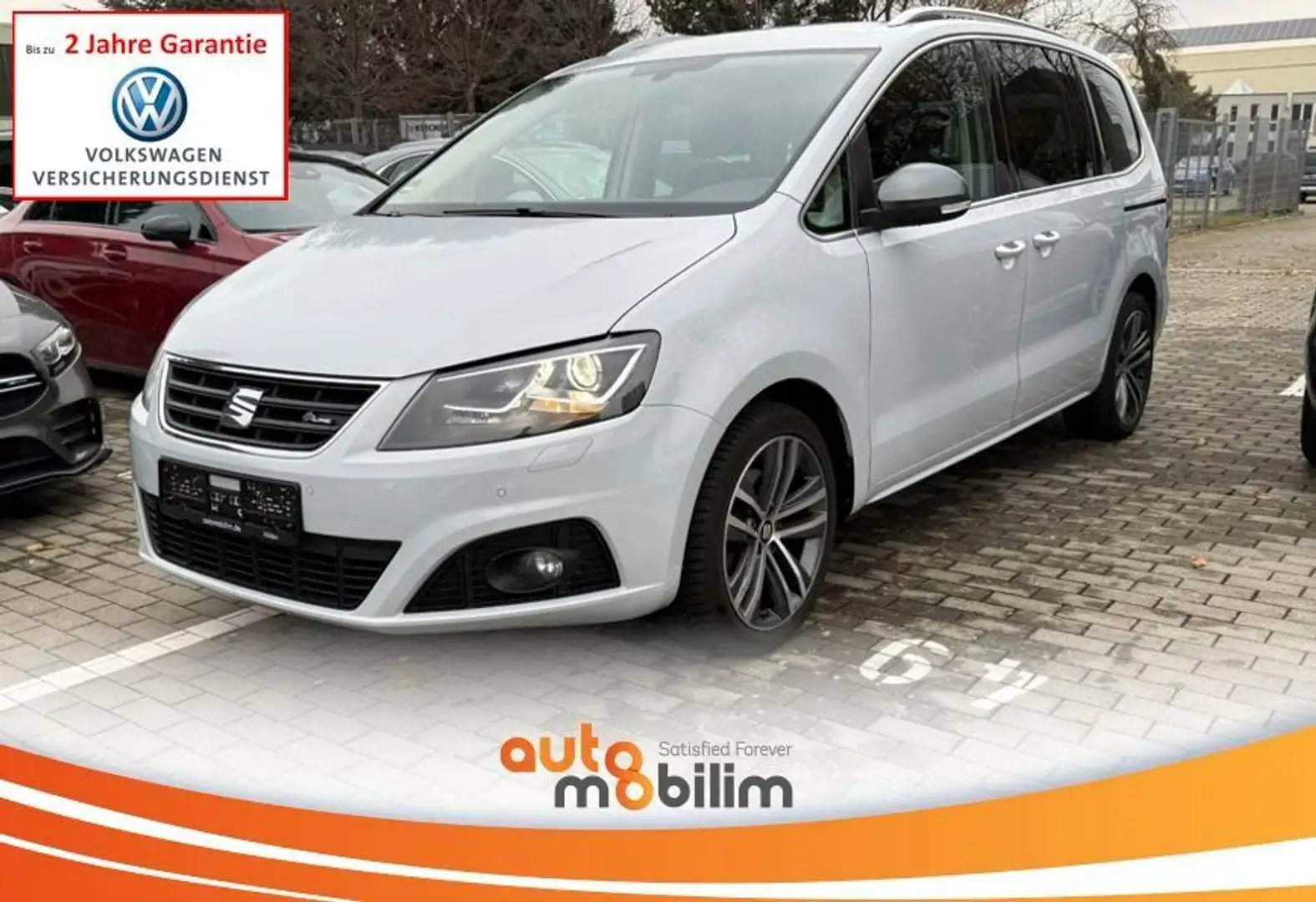 SEAT Alhambra FR Line 2.0 TDI*7-Sitzer*AHK*E-Türe*KAM Weiß - 1