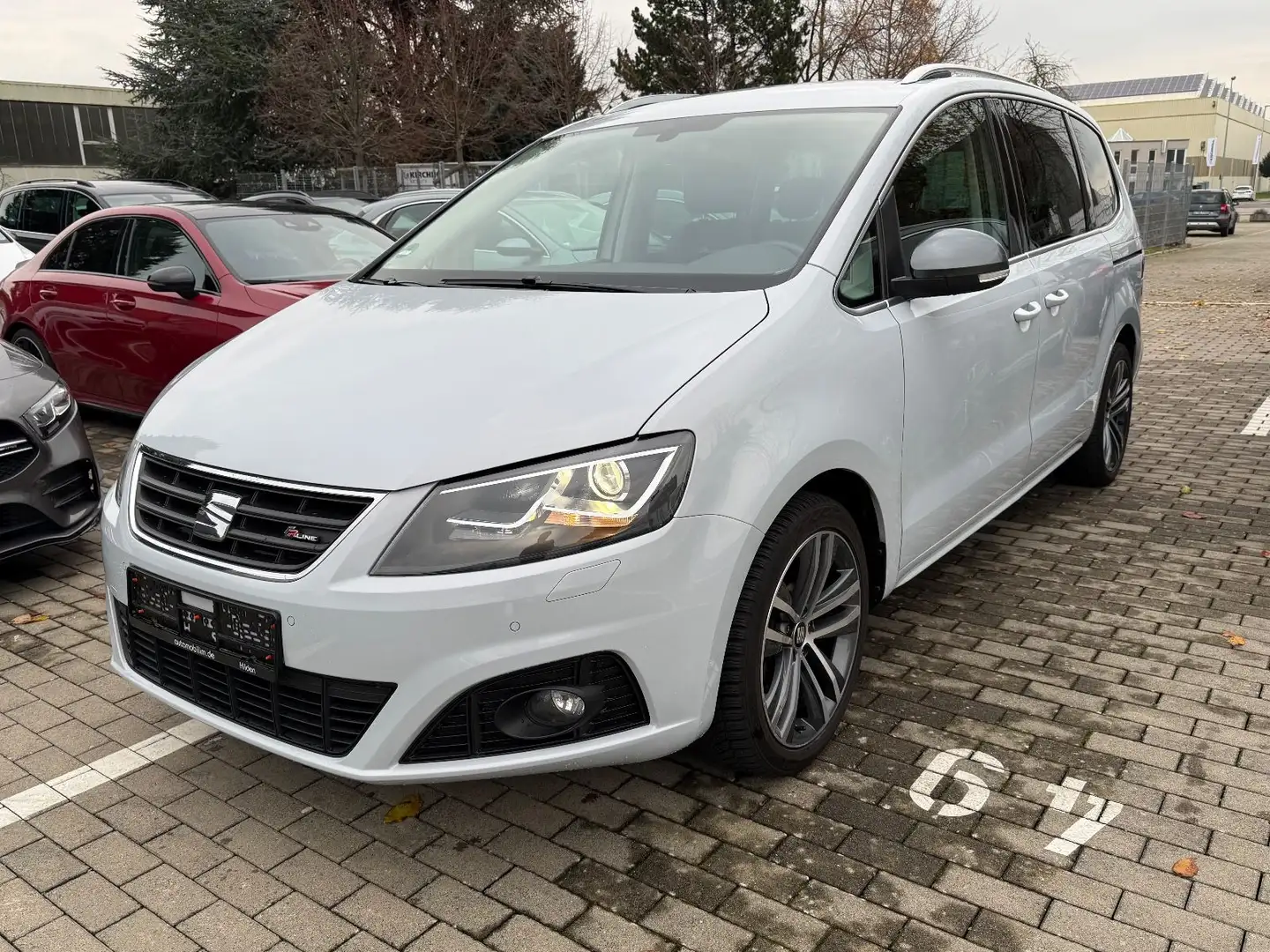 SEAT Alhambra FR Line 2.0 TDI*7-Sitzer*AHK*E-Türe*KAM Weiß - 2