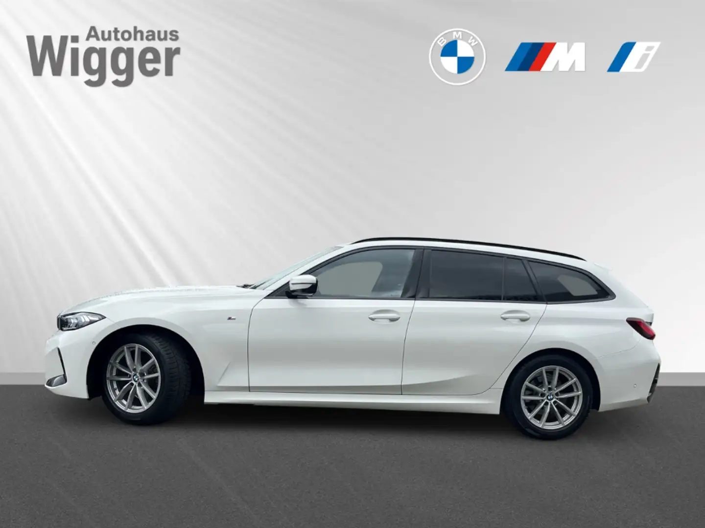 BMW 320 d M Sport/HUD/AHK/Panodach/Navi/Soundsystem Weiß - 2