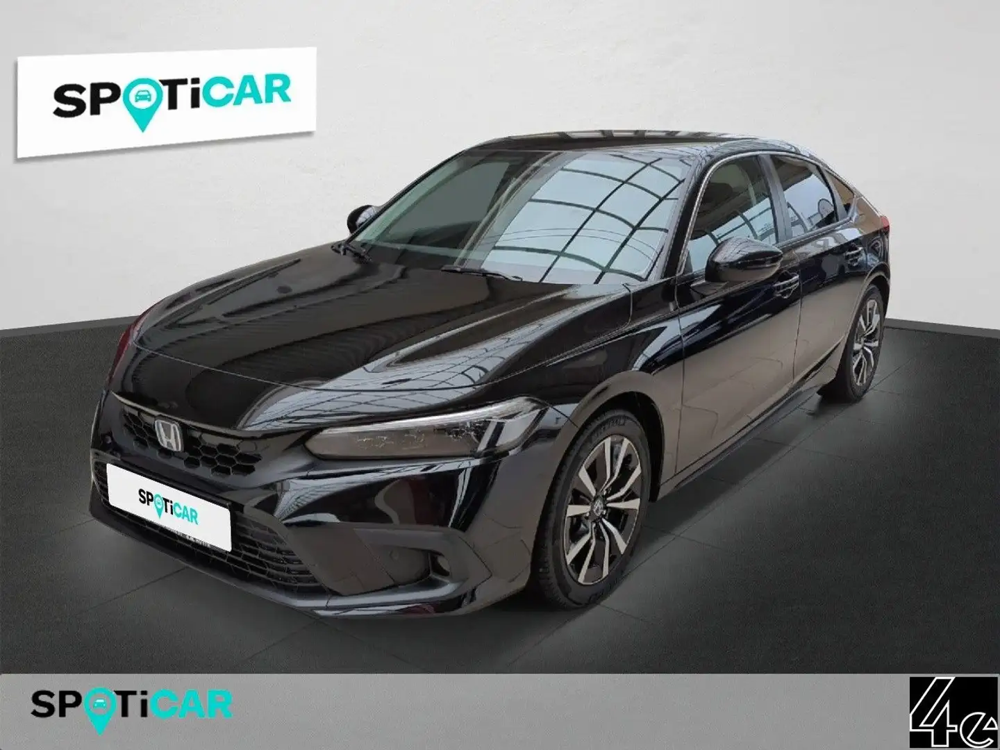 Honda Civic e:HEV Elegance NAVI I SHZ I KAMERA Zwart - 1