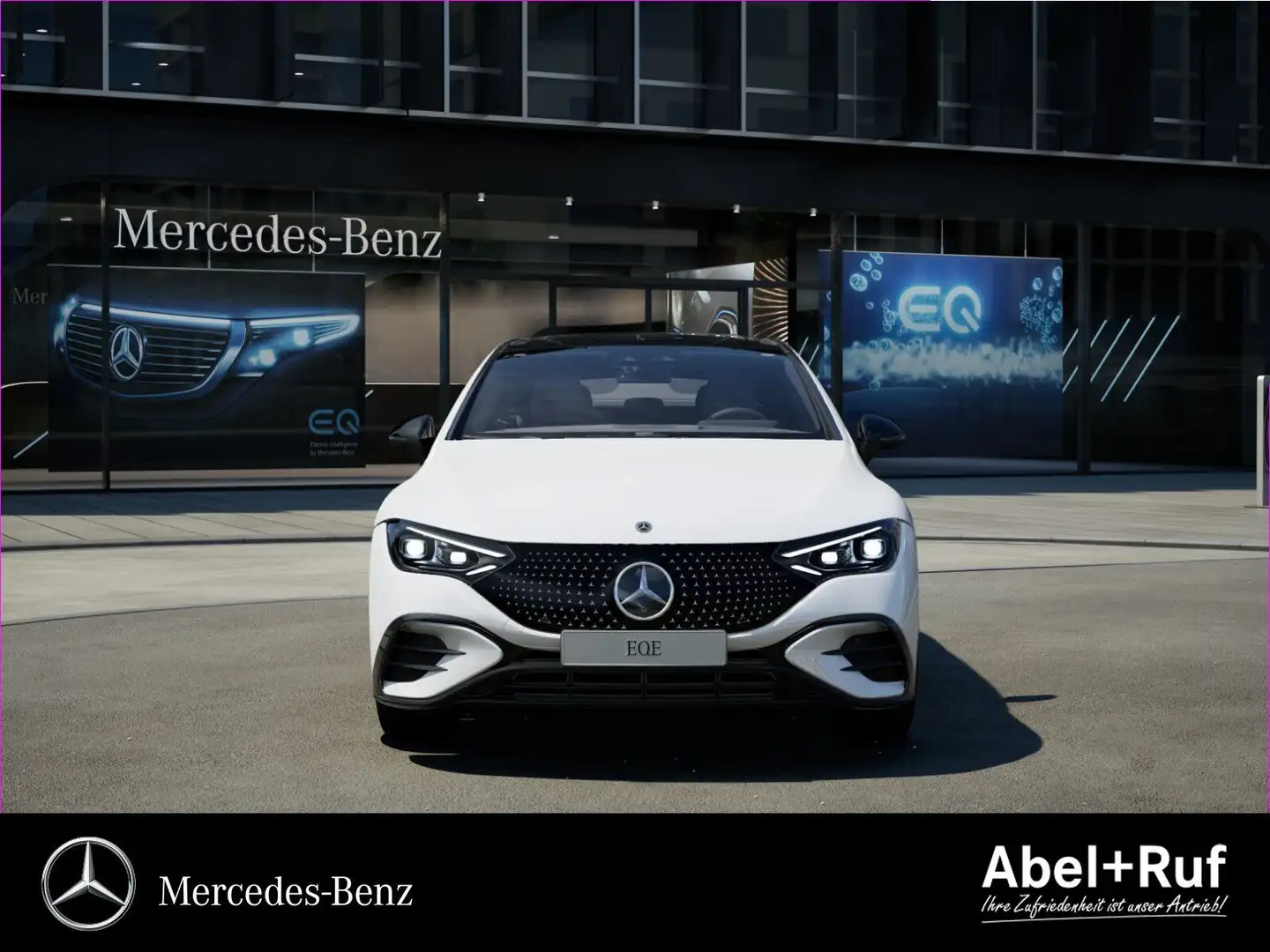 Mercedes-Benz EQE 350 AMG+DISTRO+NIGHT+GUARD360+Burme+HuD+360° Weiß - 2