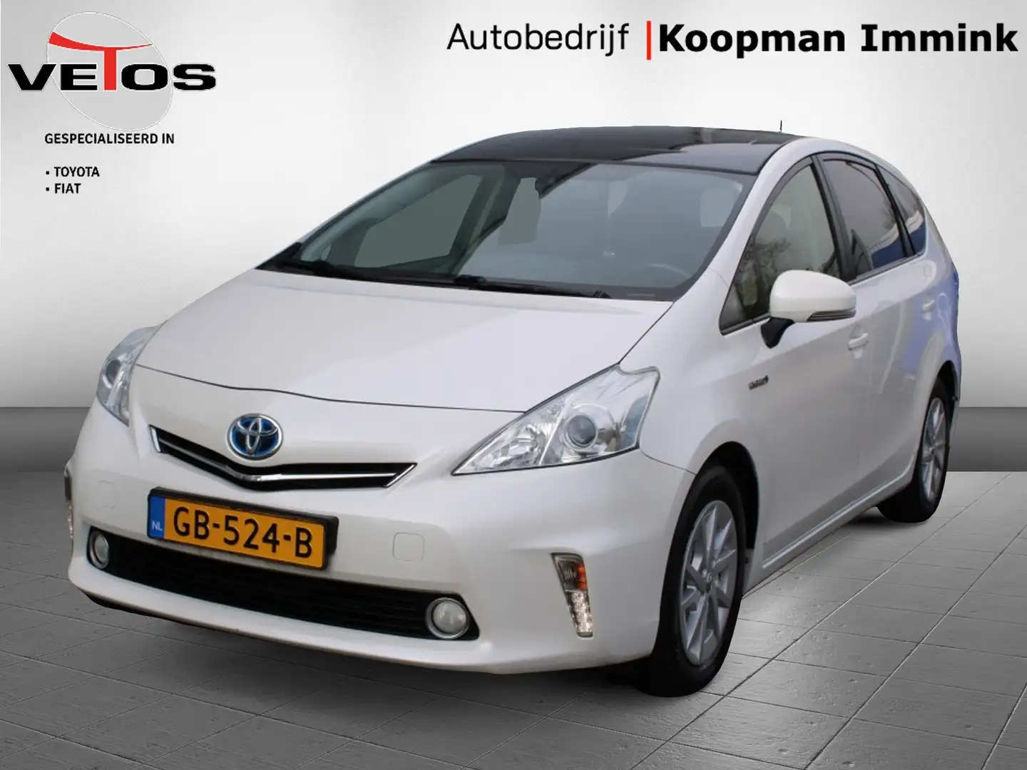 Toyota Prius Wagon 1.8 Aspiration Limited 7 prs. Bílá - 1
