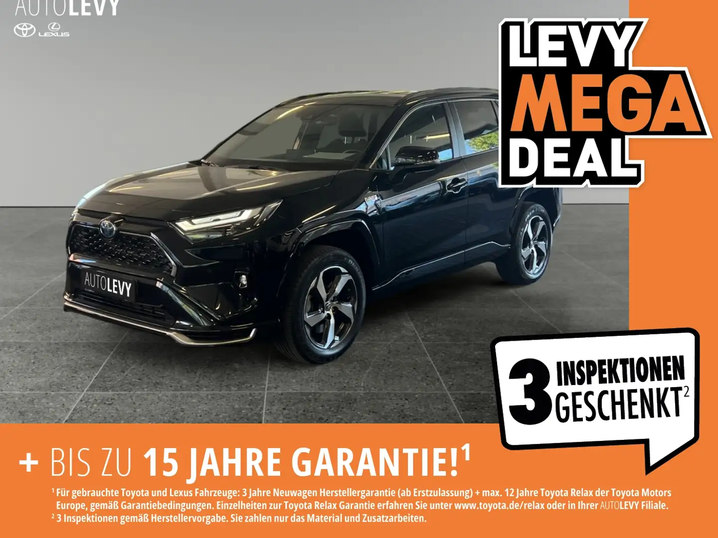 Toyota RAV 4 2.5l Plug-in *CARPLAY*TECHNIK-PAKET* Noir - 1