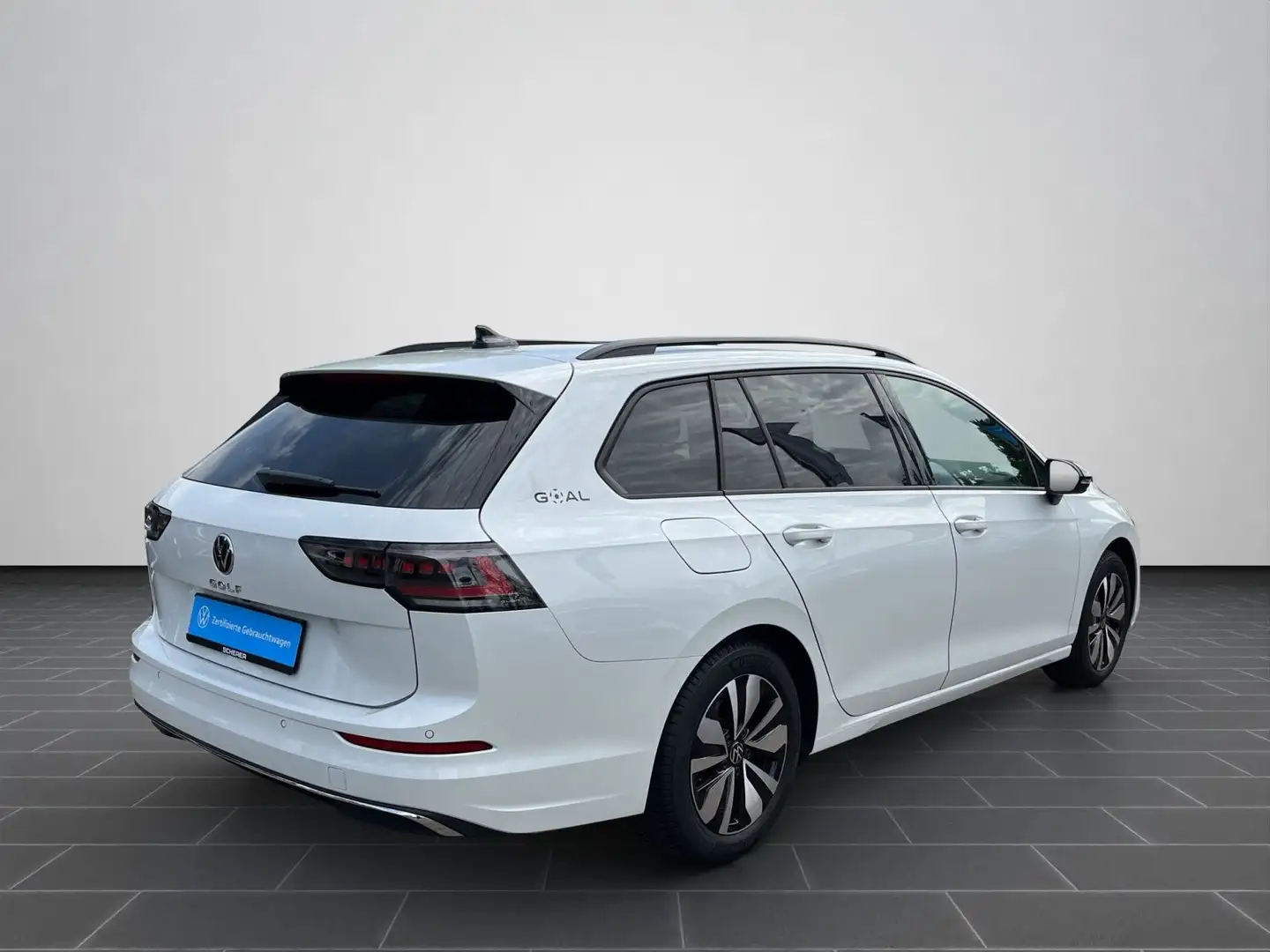 Volkswagen Golf Variant Goal 2.0TDI DSG/AHK/Rear V./NavI/IQ Blanc - 2