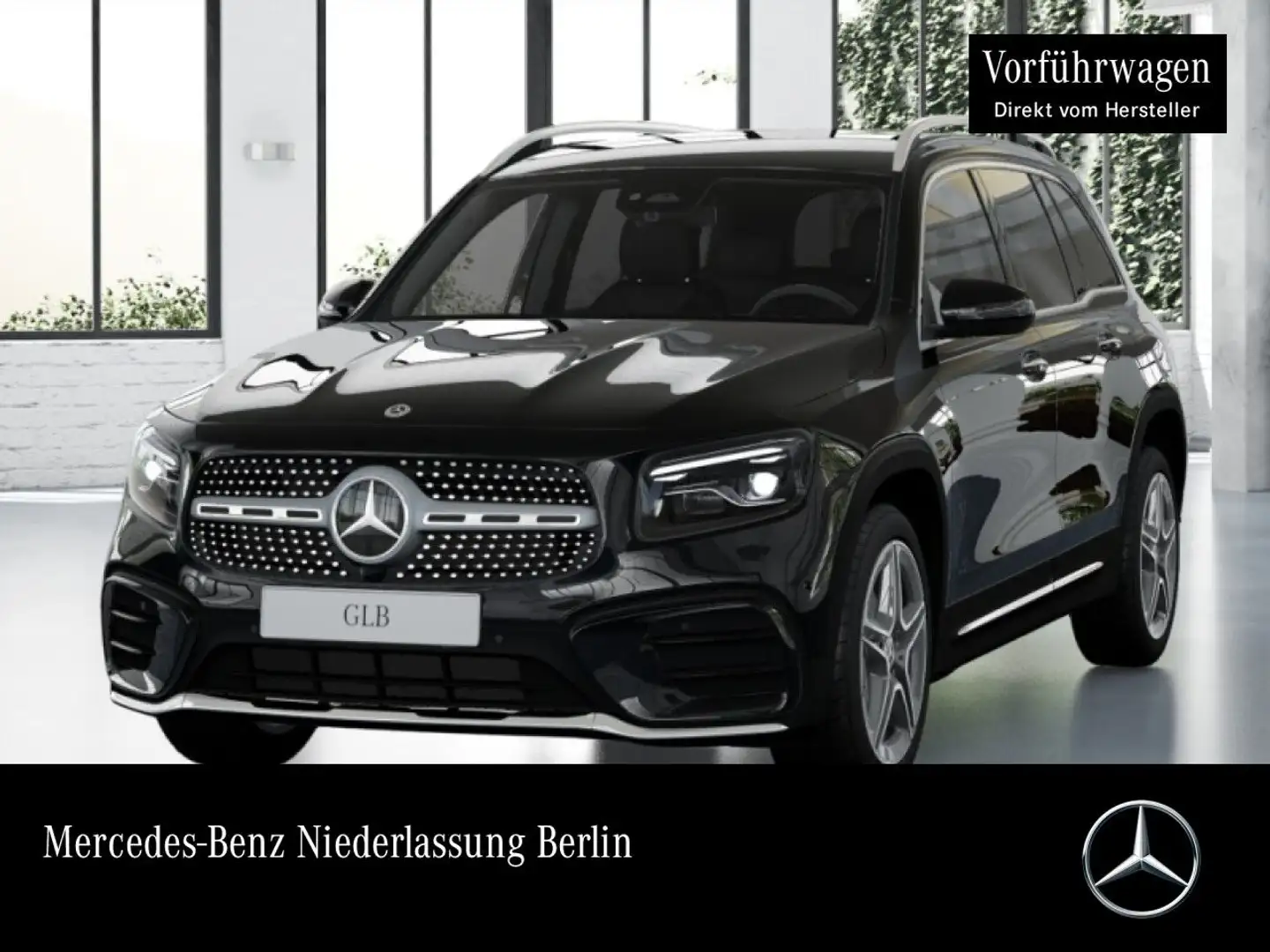 Mercedes-Benz GLB 200 AMG+360°+AHK+MULTIBEAM+TOTW+KEYLESS+7G Schwarz - 1