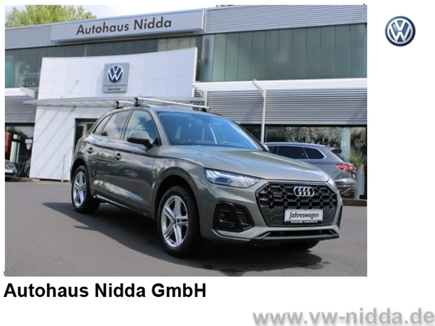 Audi Q5 40 TDI quattro S line Black PANO-AHK-MATRIX-TOUR Grau - 1