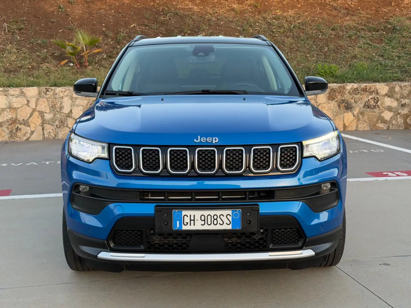 Jeep Compass 4XE 190CV PHEV+TETTO E CERCHI BLACK+ Blu/Azzurro - 2