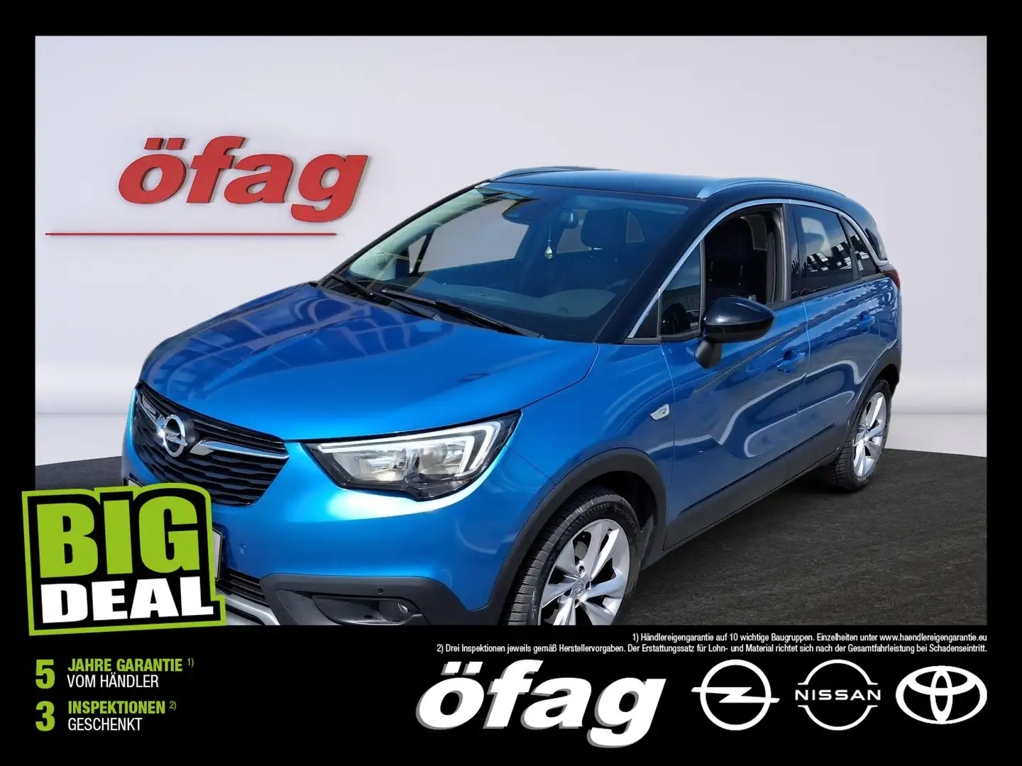 Opel Crossland X Innovation 1.2 Turbo Blau - 1