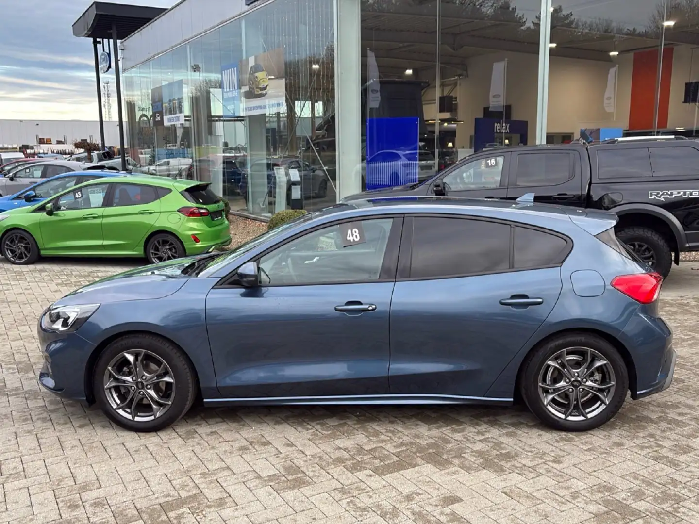 Ford Focus EcoBoost mHEV ST-Line Bleu - 2