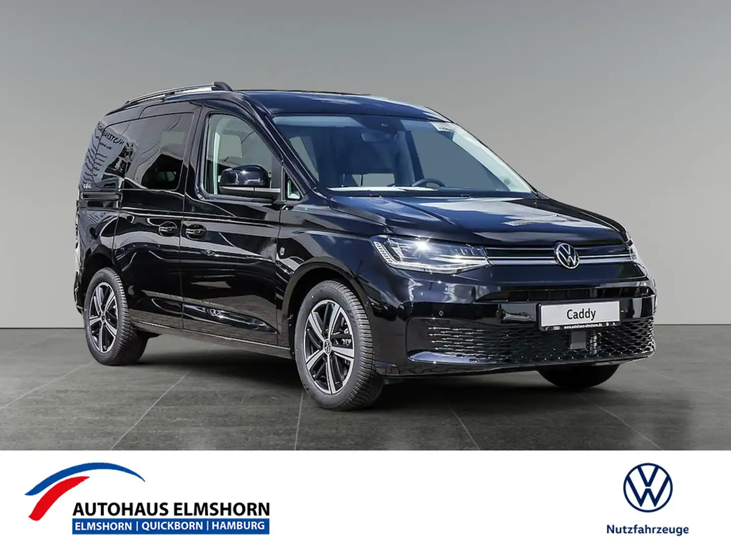 Volkswagen Caddy 1.5 TSI Goal eHybrid KAMERA AHK ACC LED Nero - 1