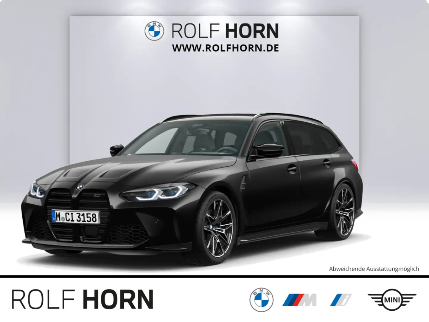BMW M3 Competion M xDrive Touring Navi HUD h/k RfKam Schwarz - 1