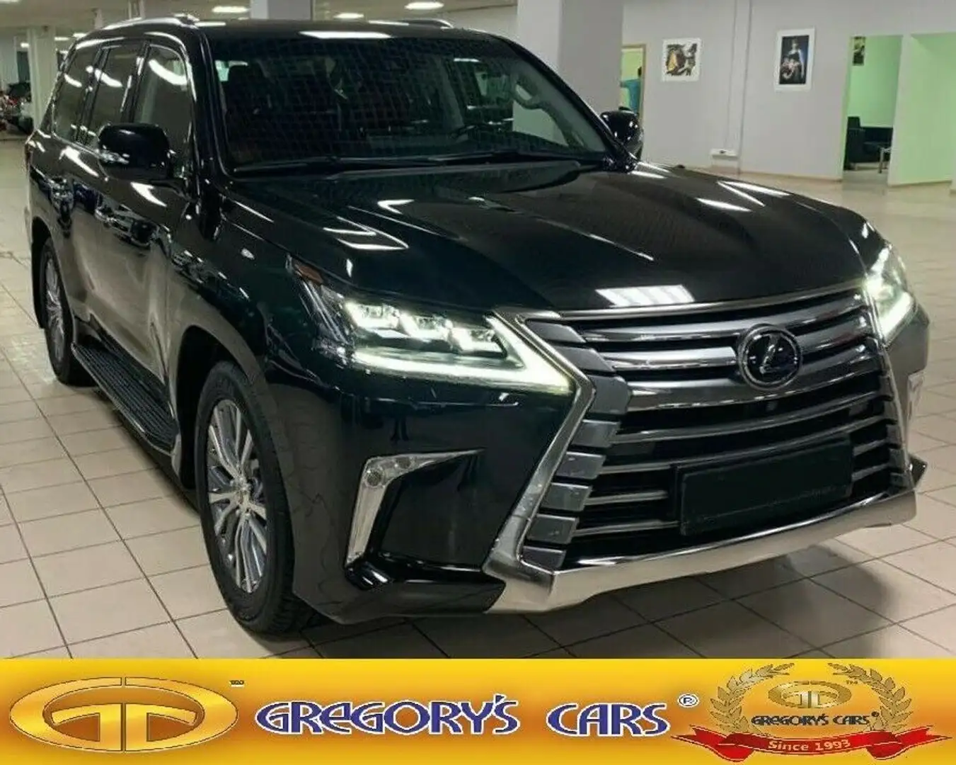 Lexus LX 570 Luxury 8S EU Vers EU Reg Schwarz/Rotbraun Schwarz - 1