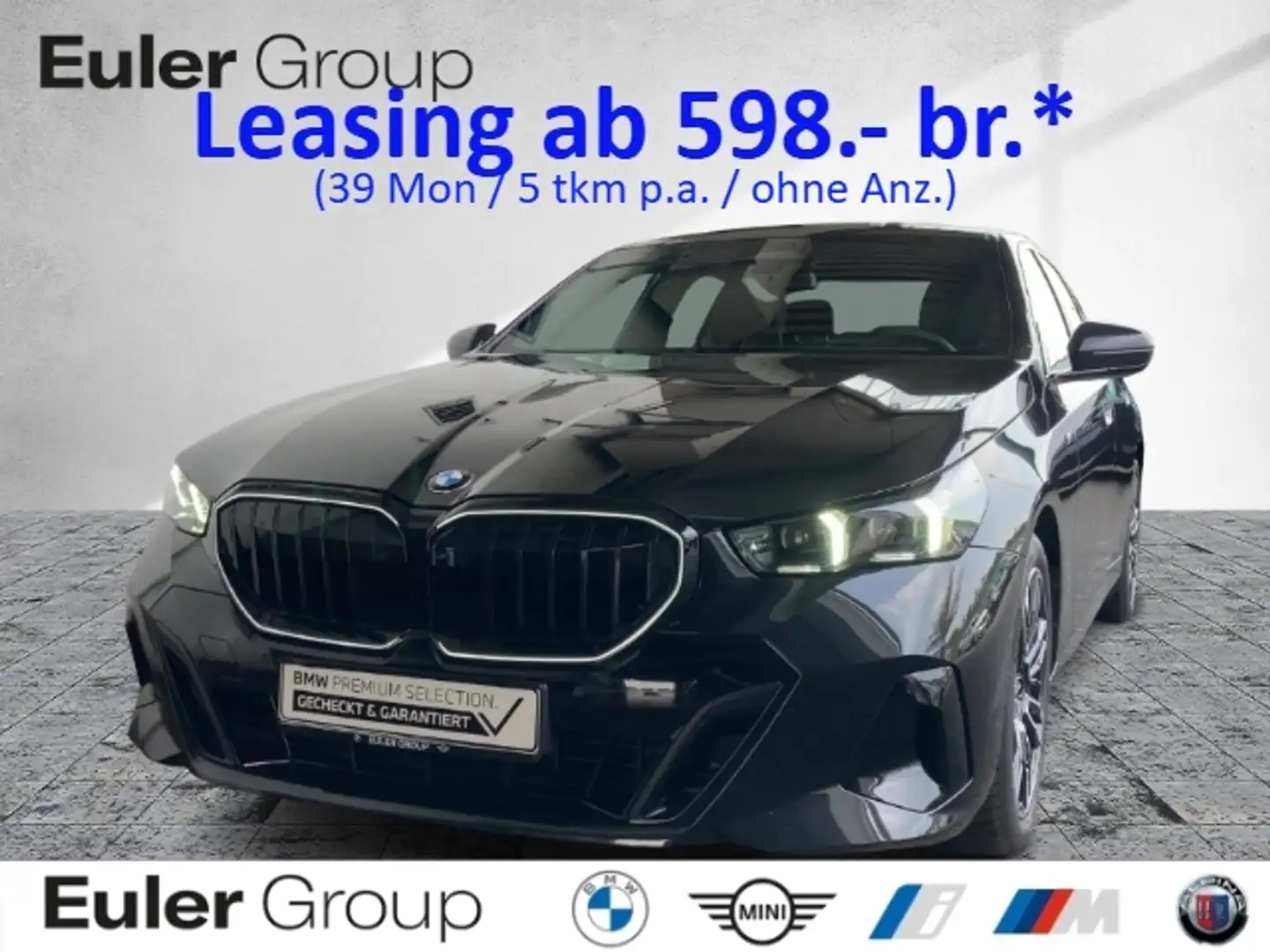 BMW 520 i Limo M-Sport-Pro 19'' St-Hzg. Iconic ACC Hifi Ko Schwarz - 1